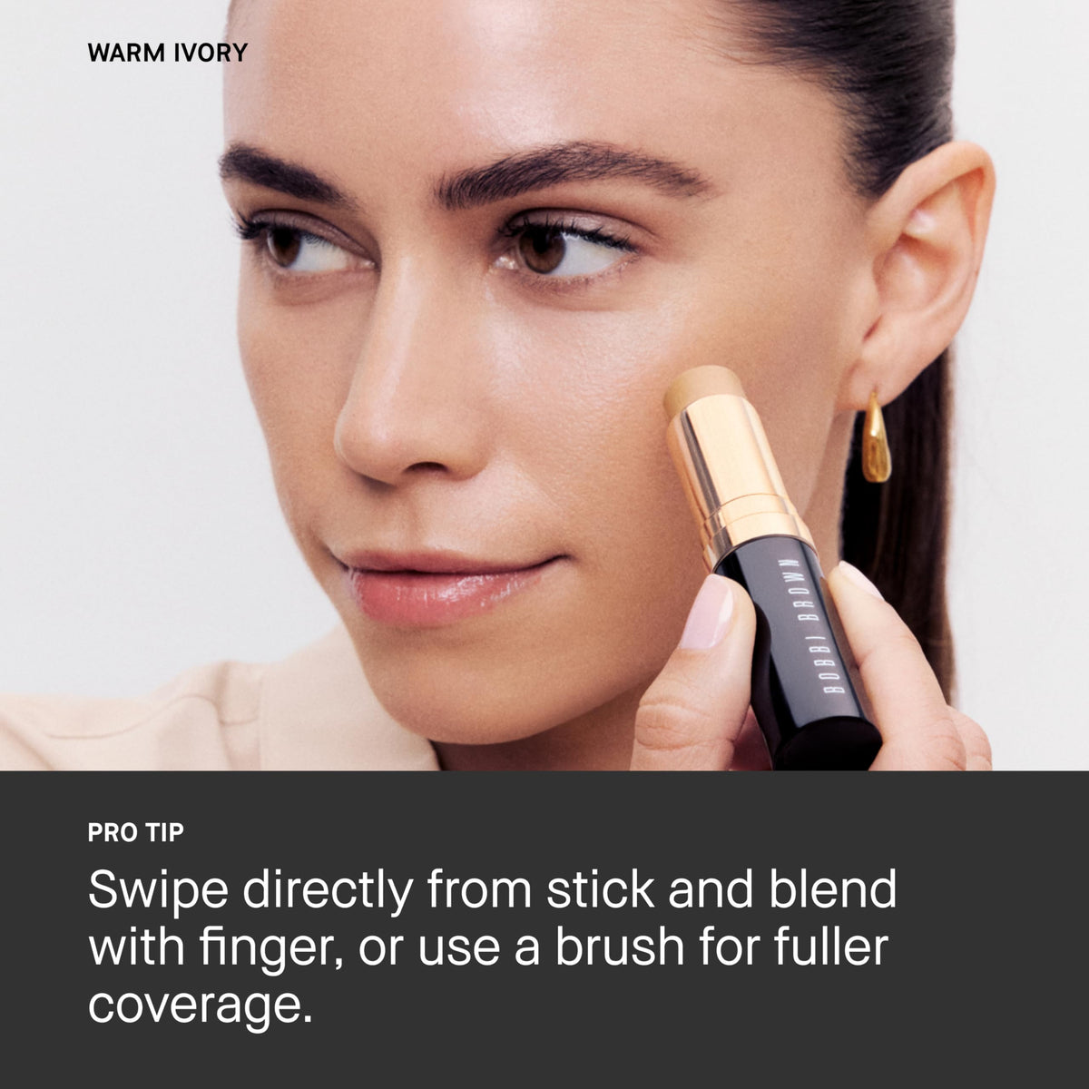 Bobbi Brown Skin Foundation Stick Cool Golden C-076 packaging