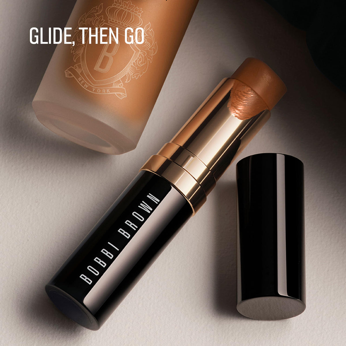 Bobbi Brown Skin Foundation Stick Honey W-064 in makeup routine