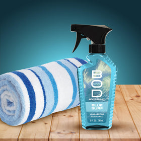 Bod Man Blue Surf Body Spray 8 fl oz lifestyle scene
