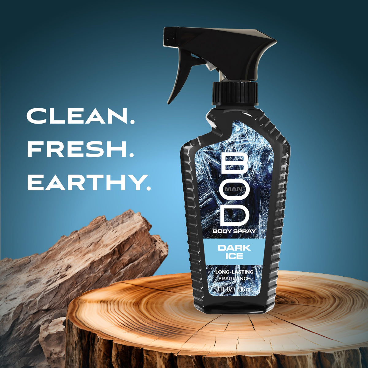 Bod Man Dark Ice Body Spray side view