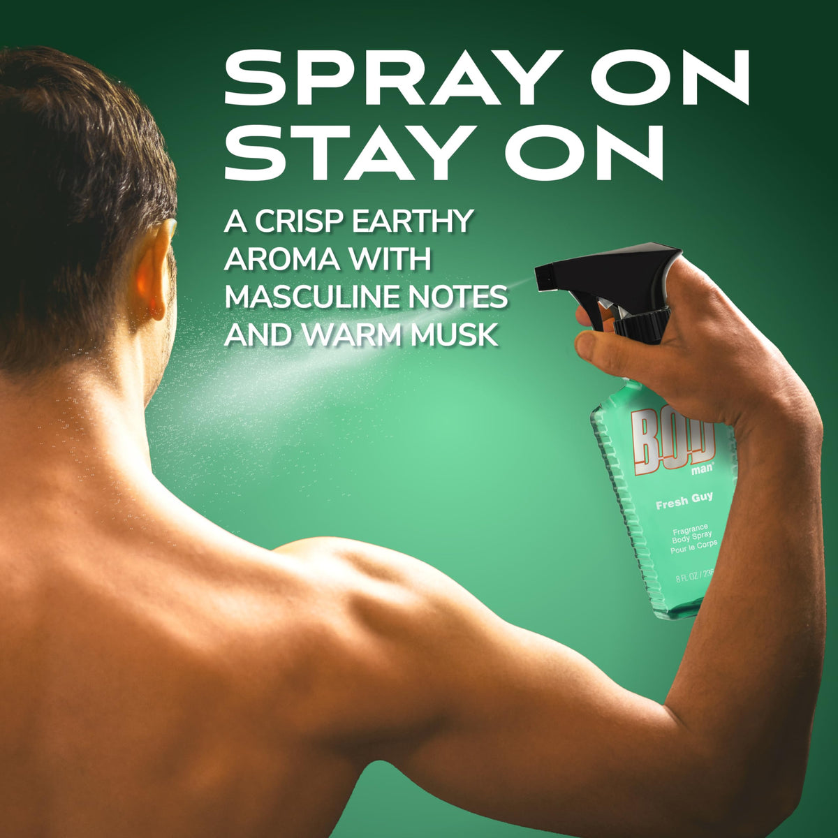BOD man Fresh Guy Body Spray easy-spray trigger close-up