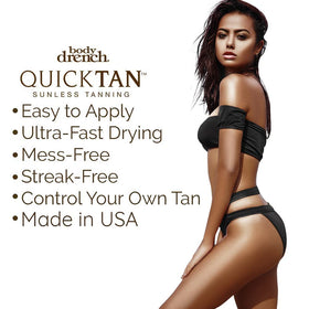 Body Drench QuickTan Instant Bronze Self Tanning Spray 360° nozzle close-up