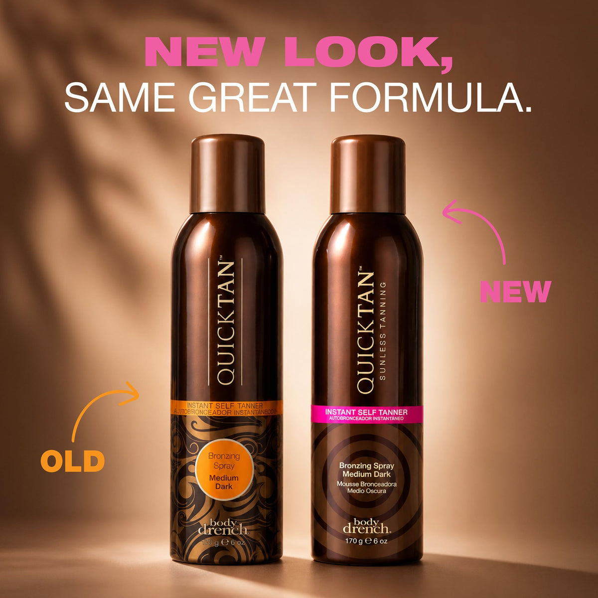Body Drench QuickTan Instant Bronze Self Tanning Spray product details