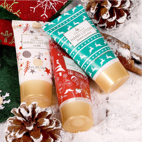 BODY & EARTH Advent Calendar contents including hand lotions