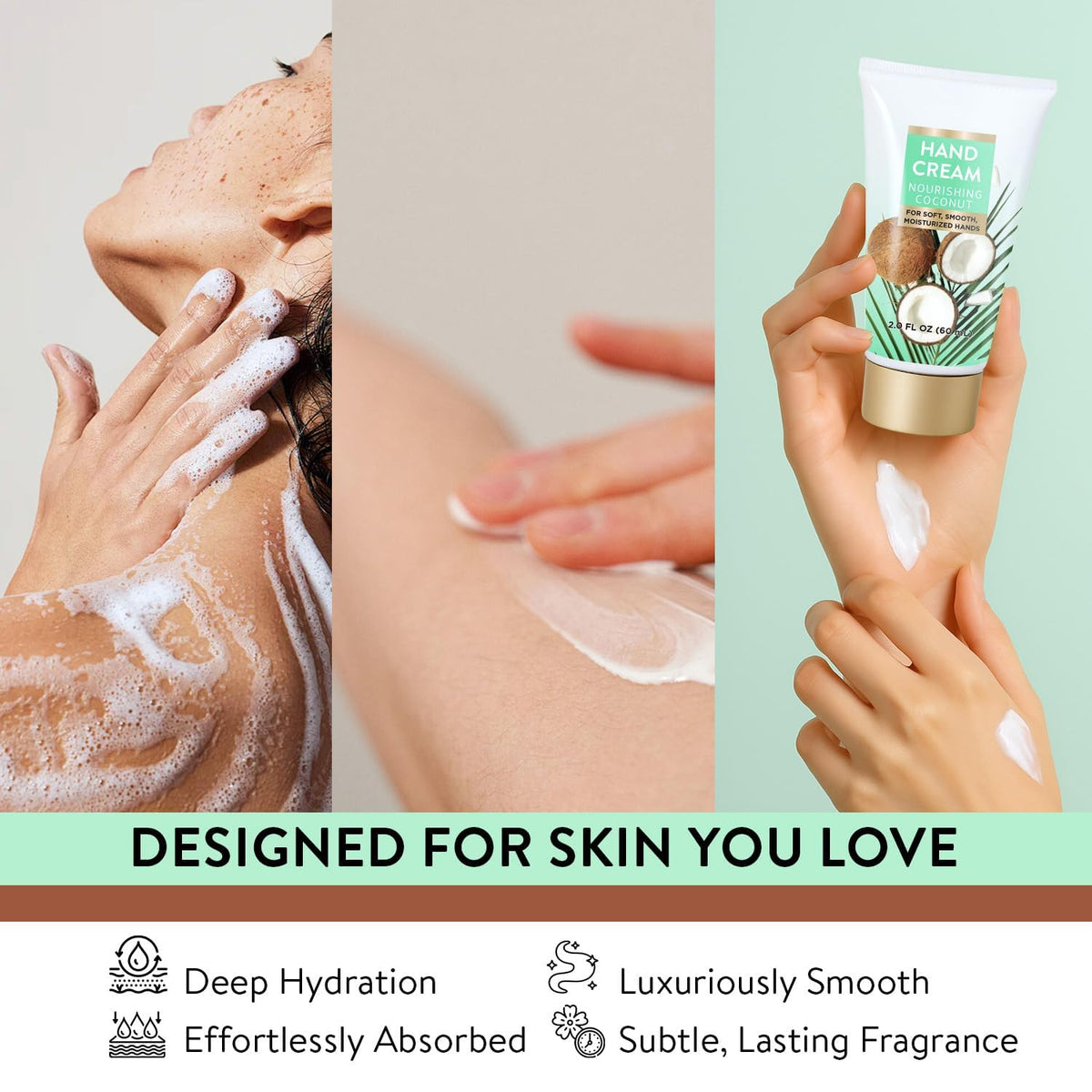 BODY & EARTH coconut-milk soap and packaging