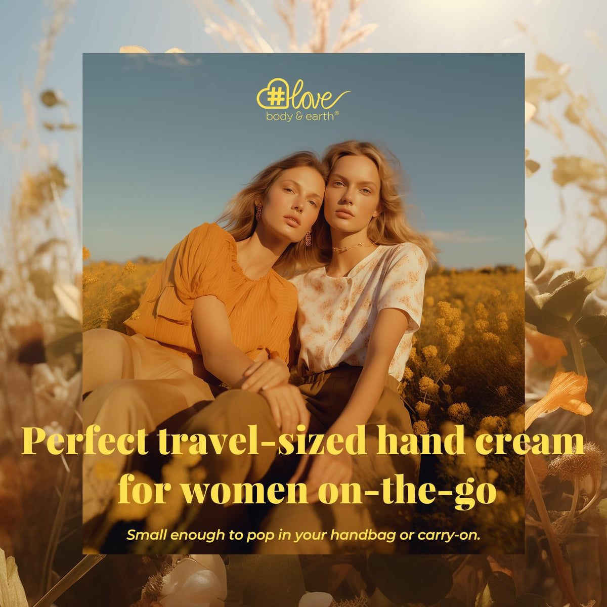 BODY & EARTH hand cream gift set packaging