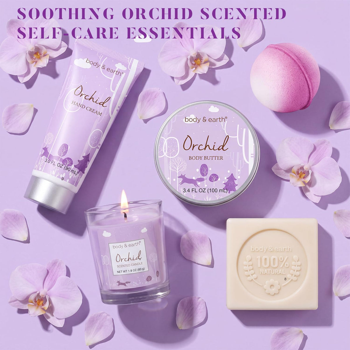 BODY & EARTH hand cream included in spa gift set