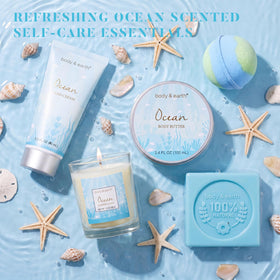 BODY & EARTH hand soap bottle from the spa gift set