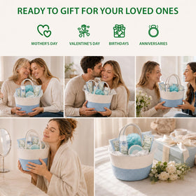 BODY & EARTH Jasmine Spa Gift Set in reusable gift bag