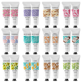 BODY & EARTH # LOVE 24 Pack Hand Cream assorted scents display