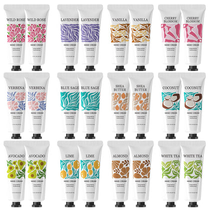 BODY & EARTH # LOVE 24 Pack Hand Cream assorted scents display