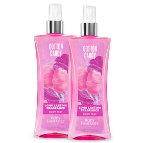 Body Fantasies Cotton Candy Body Spray front view 8 fl oz