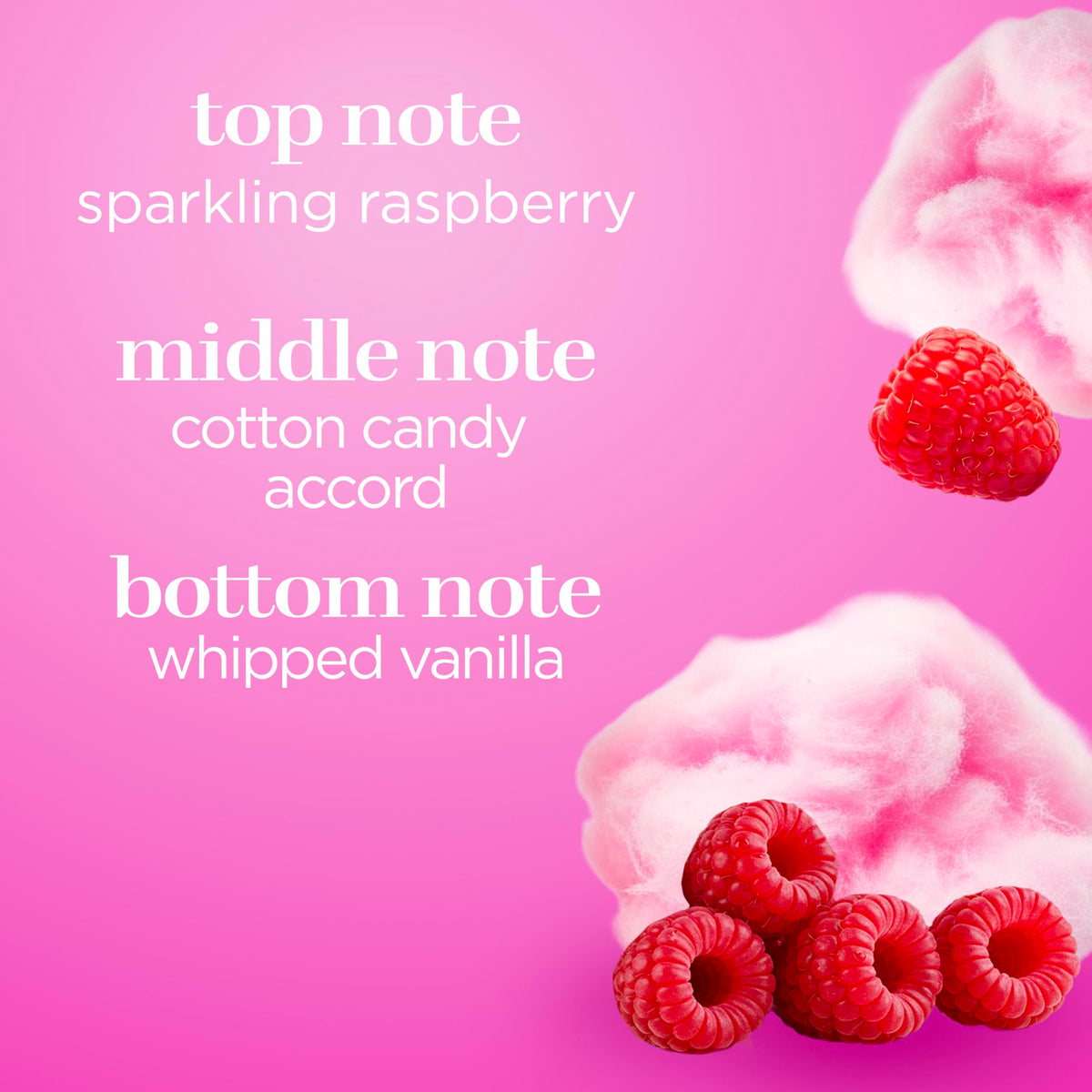 Body Fantasies Cotton Candy Body Spray side view showing nozzle