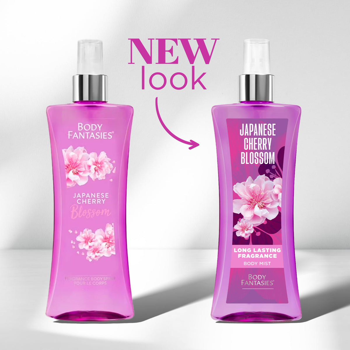 Body Fantasies Japanese Cherry Blossom Body Spray back view