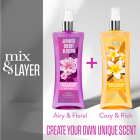 Body Fantasies Japanese Cherry Blossom Body Spray in hand