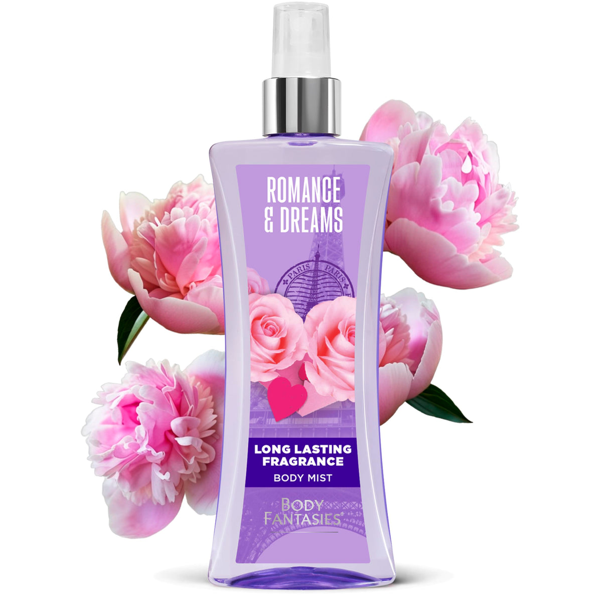 Body Fantasies Romance & Dreams Body Spray in a lifestyle setting