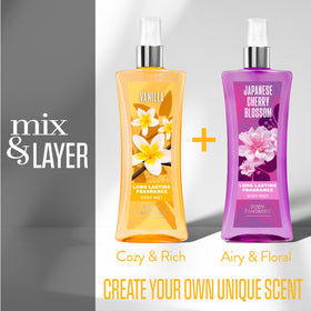 Body Fantasies Vanilla Body Spray packaging