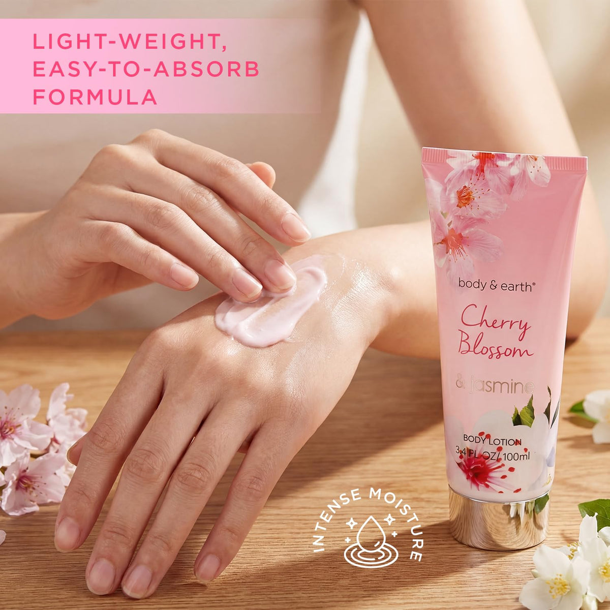 Body lotion from BODY & EARTH Self Care Kit