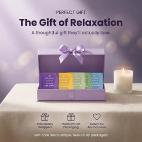 Body Restore heated eye mask displayed with other scents