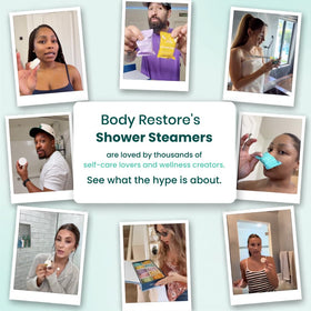 Body Restore Shower Steamer lavender scent tablet