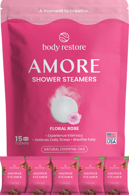Body Restore Shower Steamers 15 pack front view