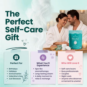 Body Restore Shower Steamers arranged in a gift basket