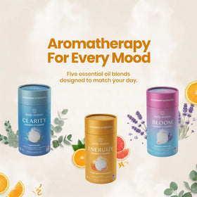Body Restore Shower Steamers being used in a shower