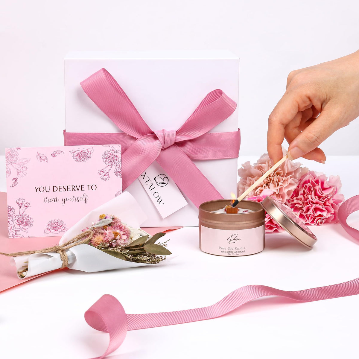 Body scrub from EXTALOW Rose Spa Gift Set