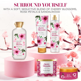 Bodycology Cherry Blossom Fragrance Mist close-up of bottle design