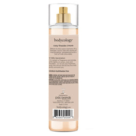 Bodycology Cozy Fireside S'more Body Mist packaging details