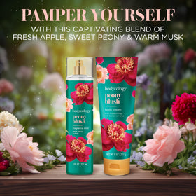 Bodycology Peony Blush Fragrance Mist packaging details