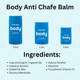 BodyGlide Anti Chafe Balm being applied before exercise