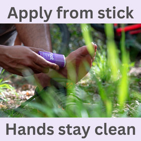 BodyGlide Foot Glide application on feet