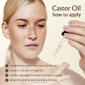 BodyJ4You Castor Oil bottle with cuticle oil application