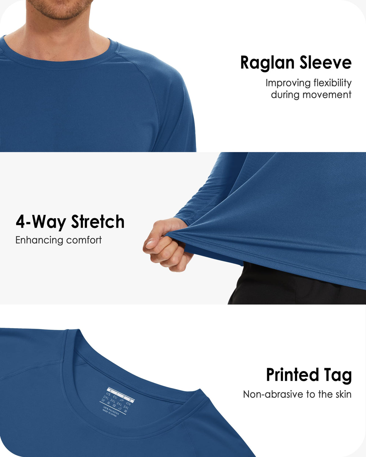 Boladeci Long Sleeve Athletic Shirt worn during outdoor activity