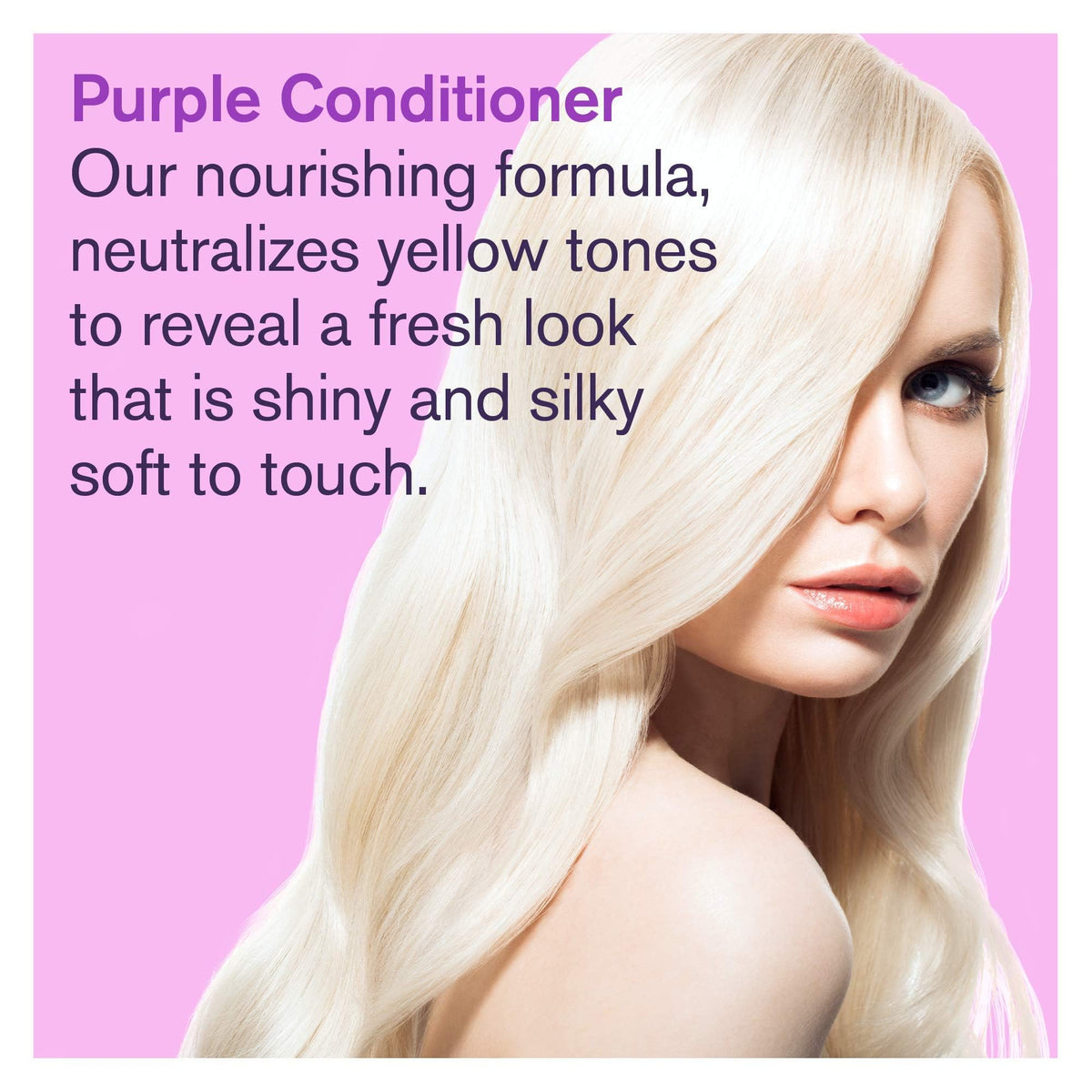 BOLD UNIQ Purple Conditioner application on hair