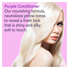 BOLD UNIQ Purple Conditioner application on hair