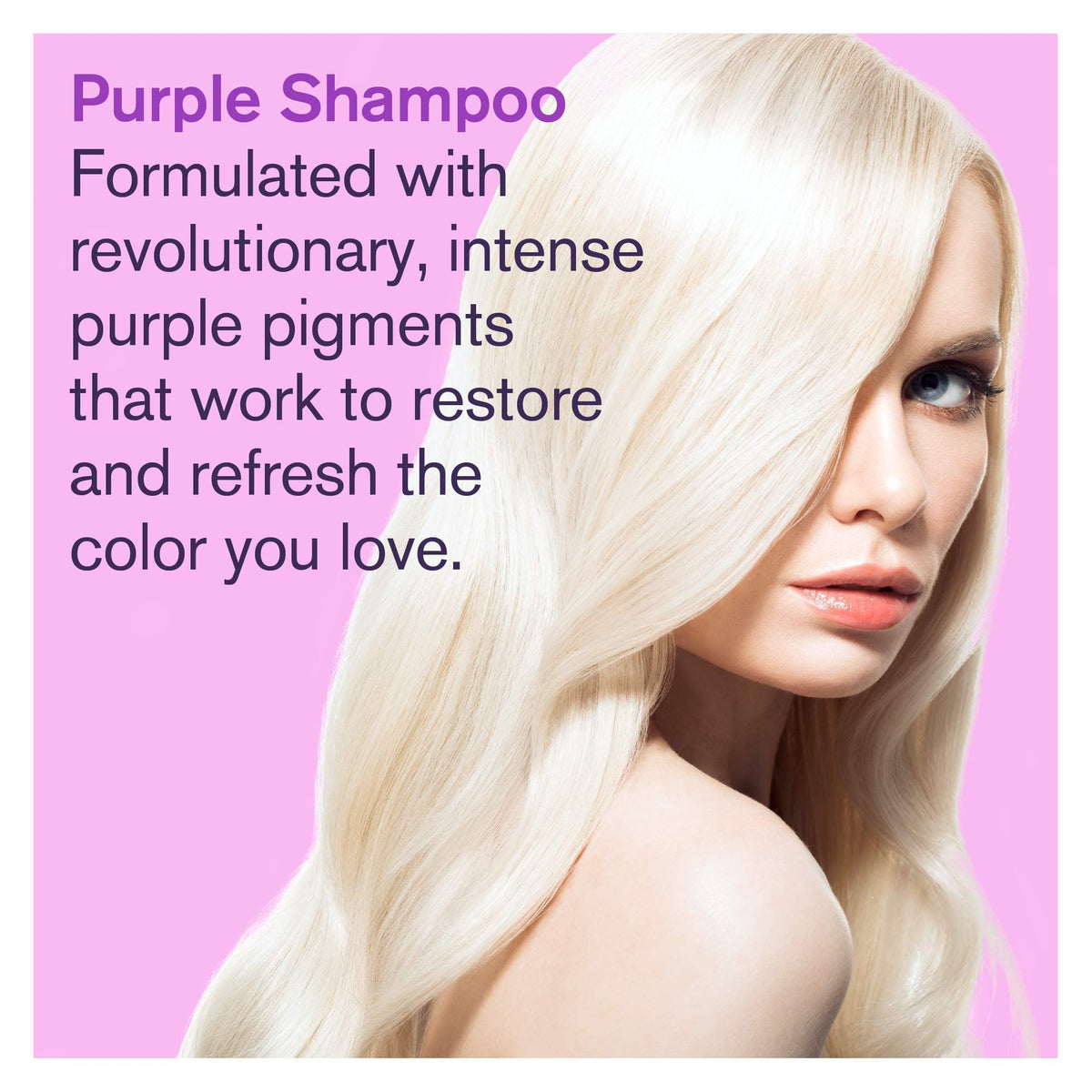 BOLD UNIQ Purple Shampoo packaging on a countertop