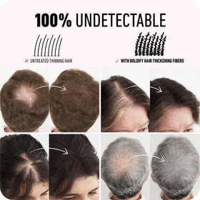 Boldify Hair Fibers in use outdoors