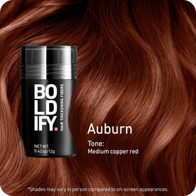 Boldify Hair Fibers packaging side view