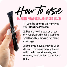 Boldify Hairline Powder Brush lightweight design for easy handling