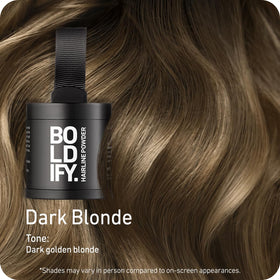Boldify Hairline Powder Dark Blonde compact open