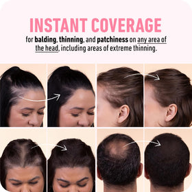 Boldify Hairline Powder Light Brown compact with brush
