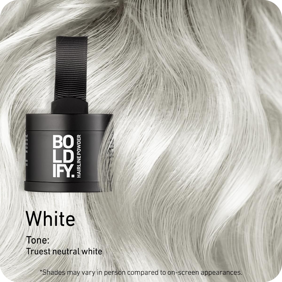 Boldify Hairline Powder showing pressed powder texture