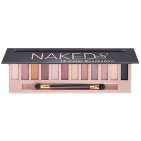 BOLOPER 12-Color Nude Eyeshadow Palette front view with various shades