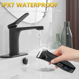 Bomic Men's 2-in-1 Body Trimmer in a bathroom setting