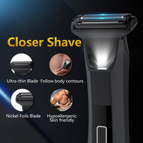 Bomic Men's 2-in-1 Body Trimmer with travel lock feature