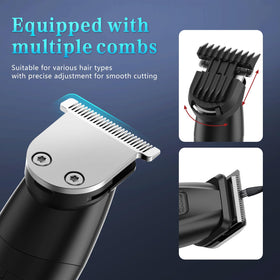 Bomxin grooming kit travel case opened with tools inside