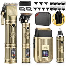 Bomxin Hair Clippers 4-in-1 grooming kit with accessories