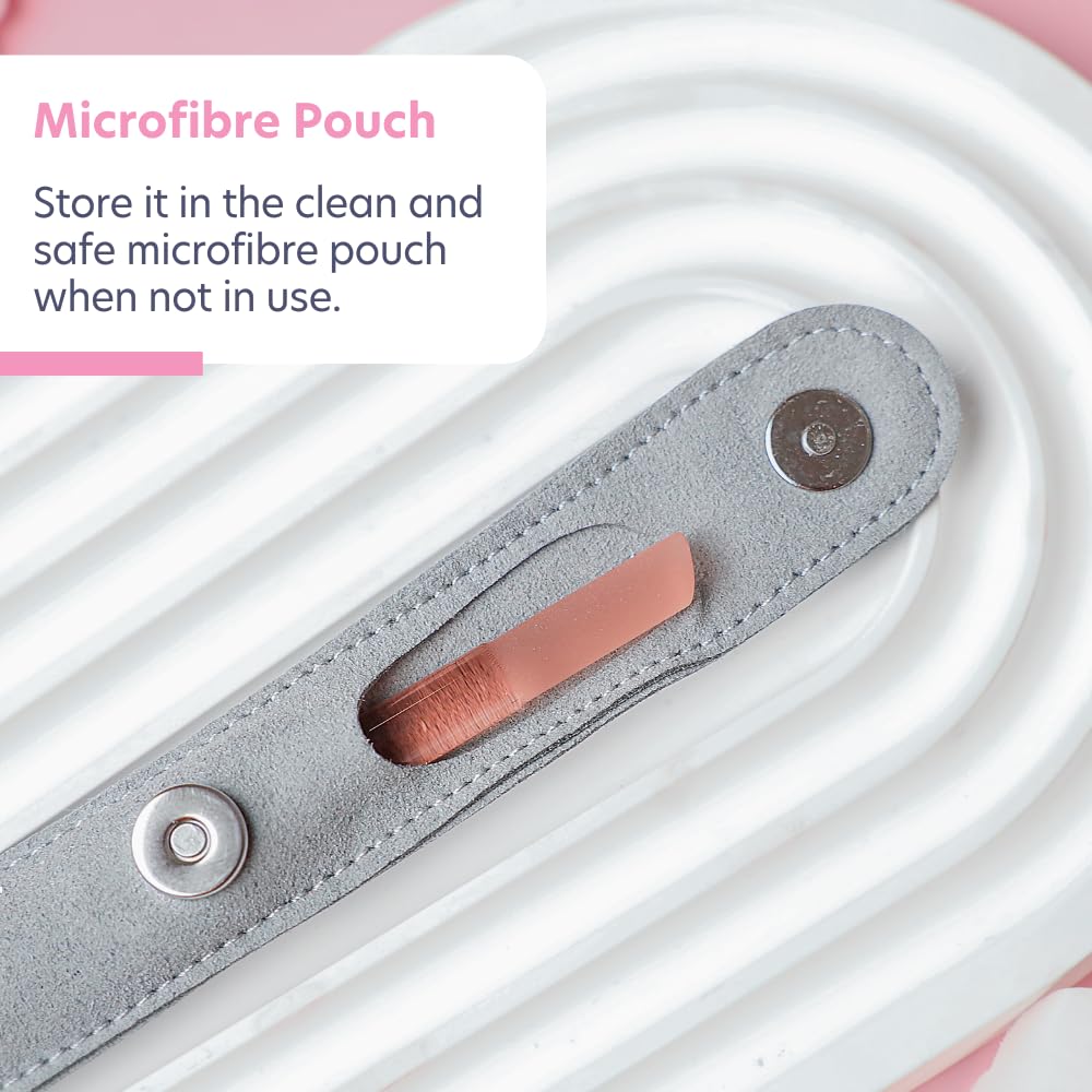 BONA FIDE BEAUTY cuticle pusher being used on nails